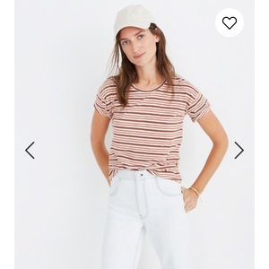 Madewell whisper tee stripes